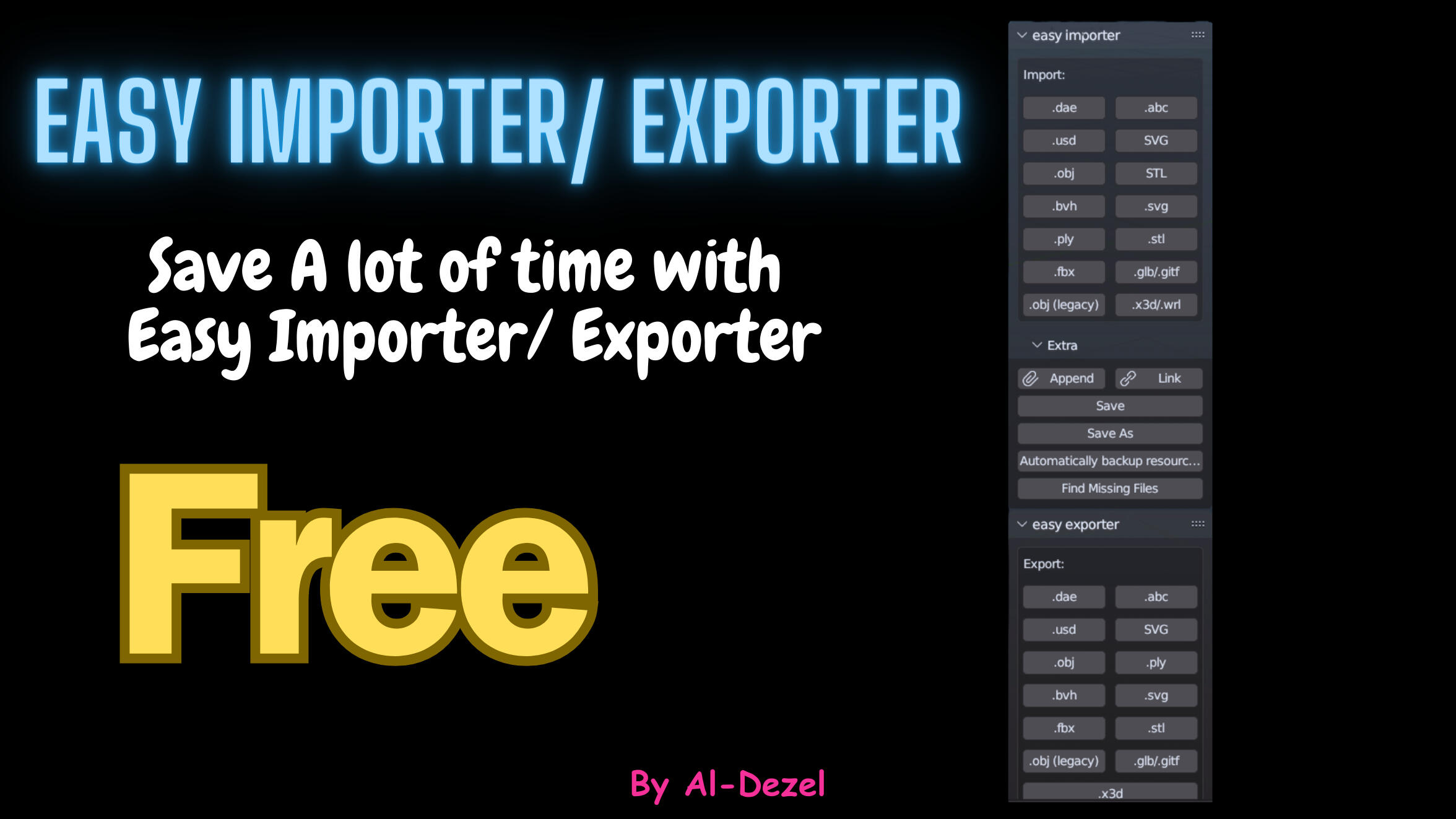Add anything you want even from other addons Add anything you want even from other addons