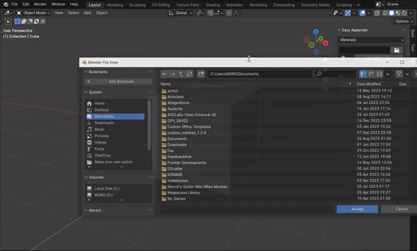 Add anything you want even from other addons Add anything you want even from other addons